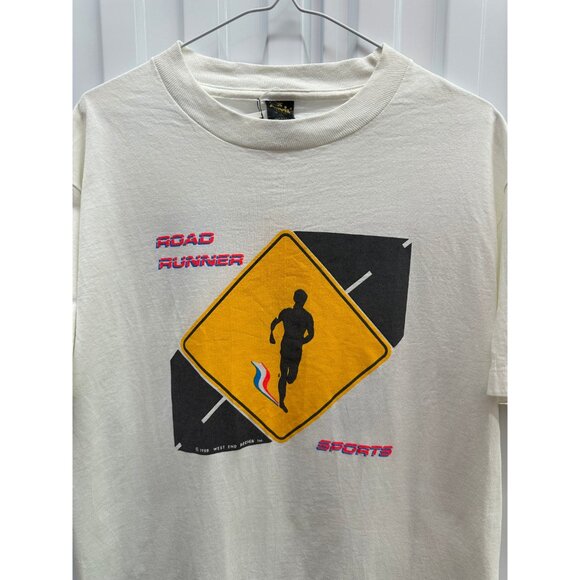 Road Runner Sports 80s Vintage Sportswear Skater Single Stitched Large Shirt - Picture 3 of 6